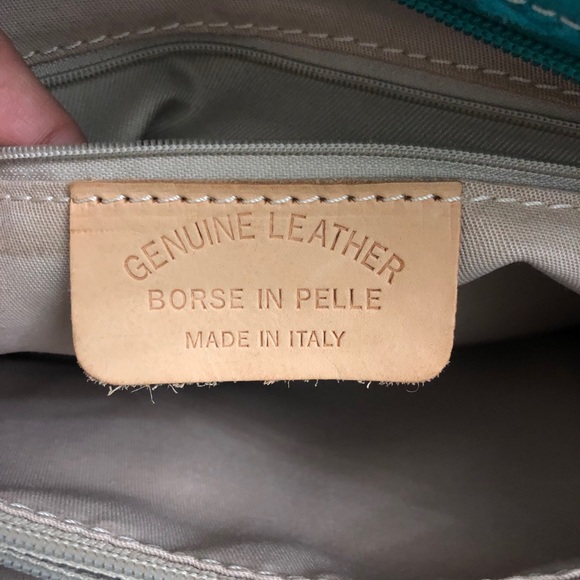 SOLD Borse Italian Leather Shoulder Bag Handbag - Picture 8 of 8